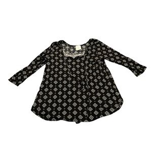 3/$15 FREELOADER soft black with cropped sleeves